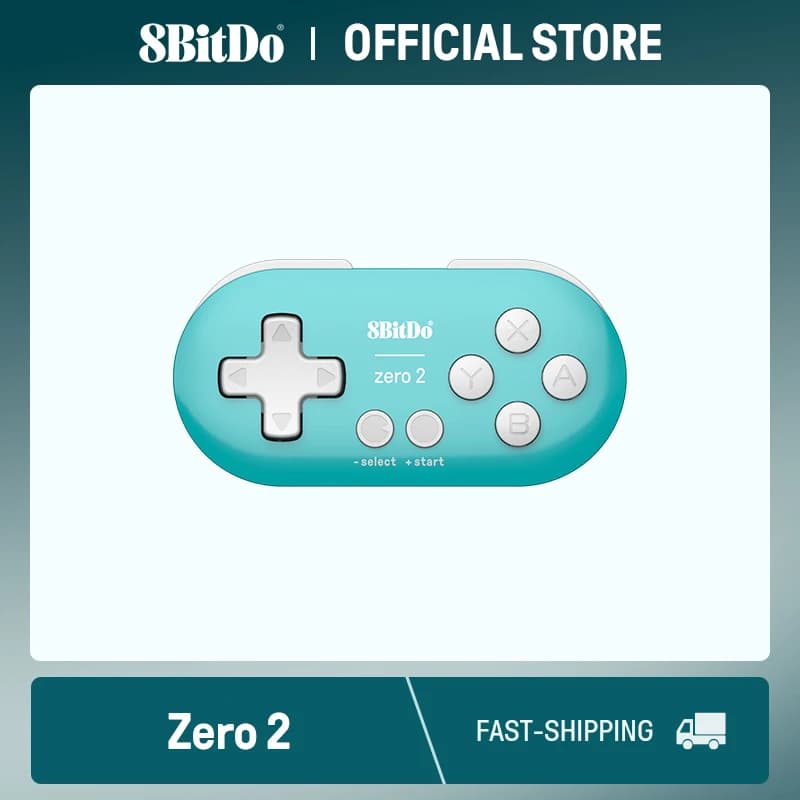8bitdo Zero 2 Gamepad Bluetooth - Switch, PC e Mobile