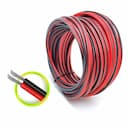Fio de Conexão 12V Vermelho e Preto – Cabo Plano 2 Pinos para LED e Campainha — miniatura