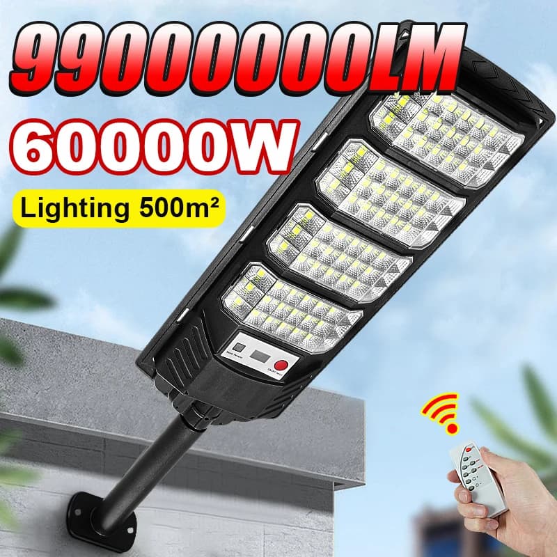 Luminária Solar LED com Sensor de Movimento - 99000000LM