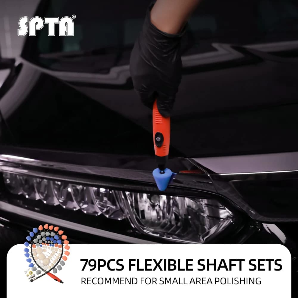 SPTA Kit 78 Discos Polimento Detalhamento Automotivo