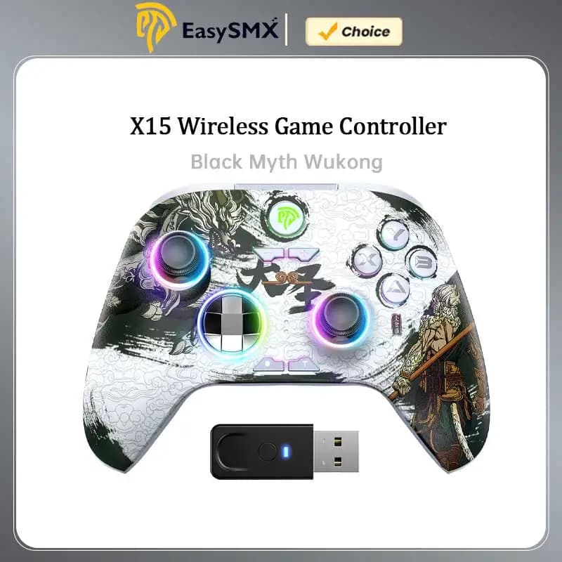 EasySMX Controle X15 Sem Fio Bluetooth – PC, Switch, TV