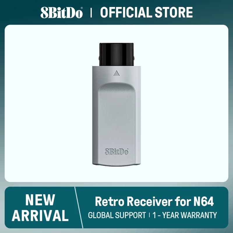 8bitdo Receptor Retro N64 – Xbox, Switch Pro, PS5/PS4