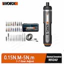 Worx WX242: Conjunto de Chave de Fenda Elétrica 4V sem Fio — miniatura