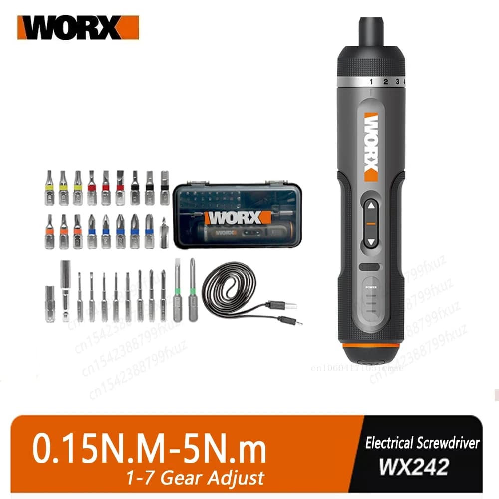Worx WX242: Conjunto de Chave de Fenda Elétrica 4V sem Fio