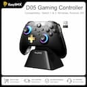 EasySMX D05 Gamepad sem fio RGB para Switch e PC — miniatura