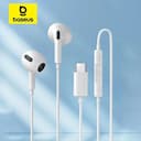 Baseus C17 Fone intra-auricular com fio – para Xiaomi e Samsung — miniatura
