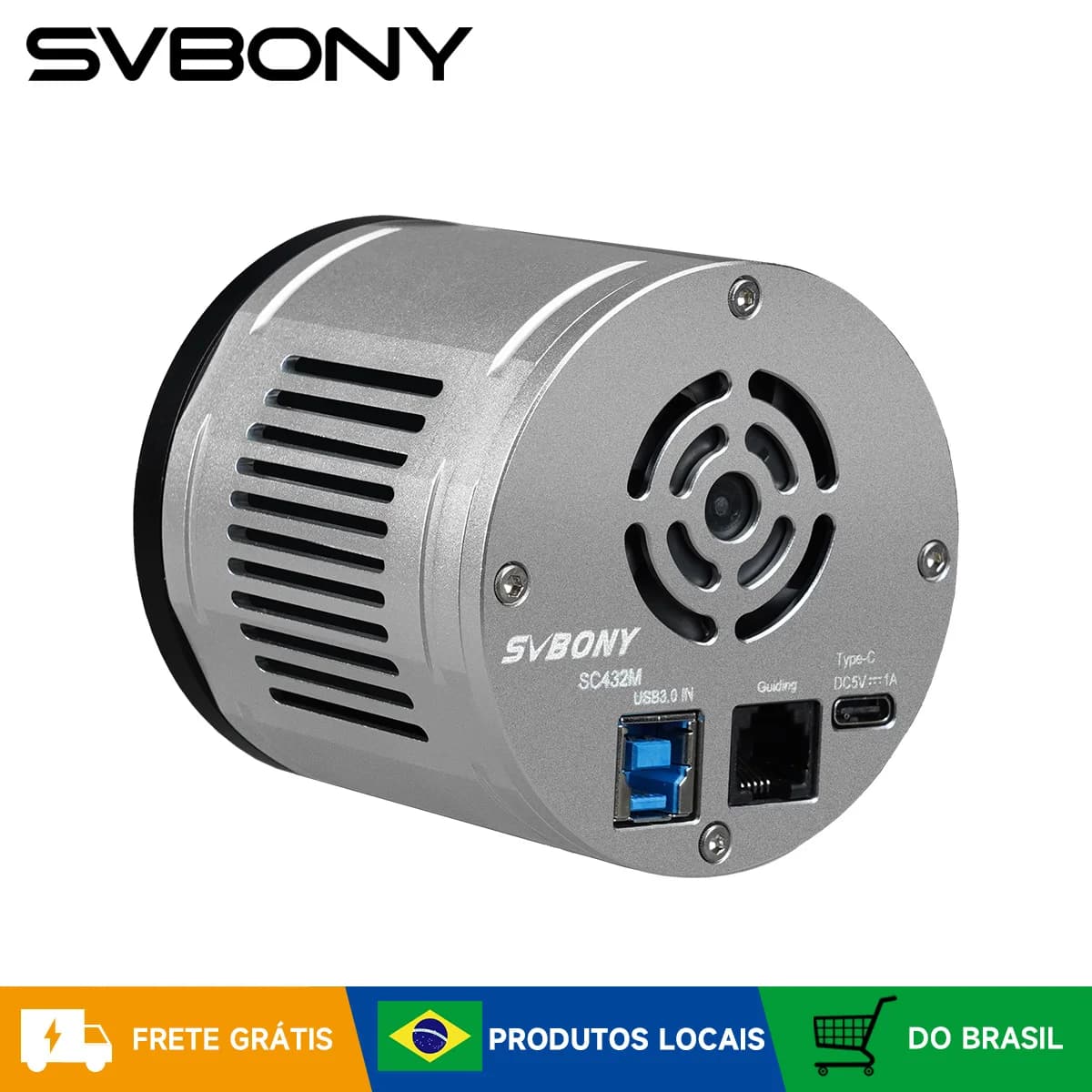 SVBONY SC432M Câmera Astronômica USB 3.0 para Telescópio