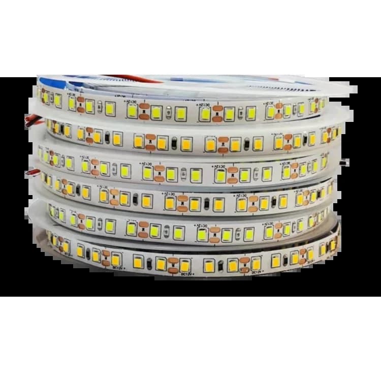 Fita de LED 12V SMD 2835 Warm White – 5m Flexível, 120LED/m