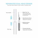 Caneta de Limpeza Portátil – Escova Macia para Fones Bluetooth — miniatura