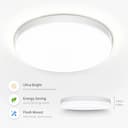 LED UltraThin Luminária de Teto 6500K à Prova d'Água - R$28,69 — miniatura