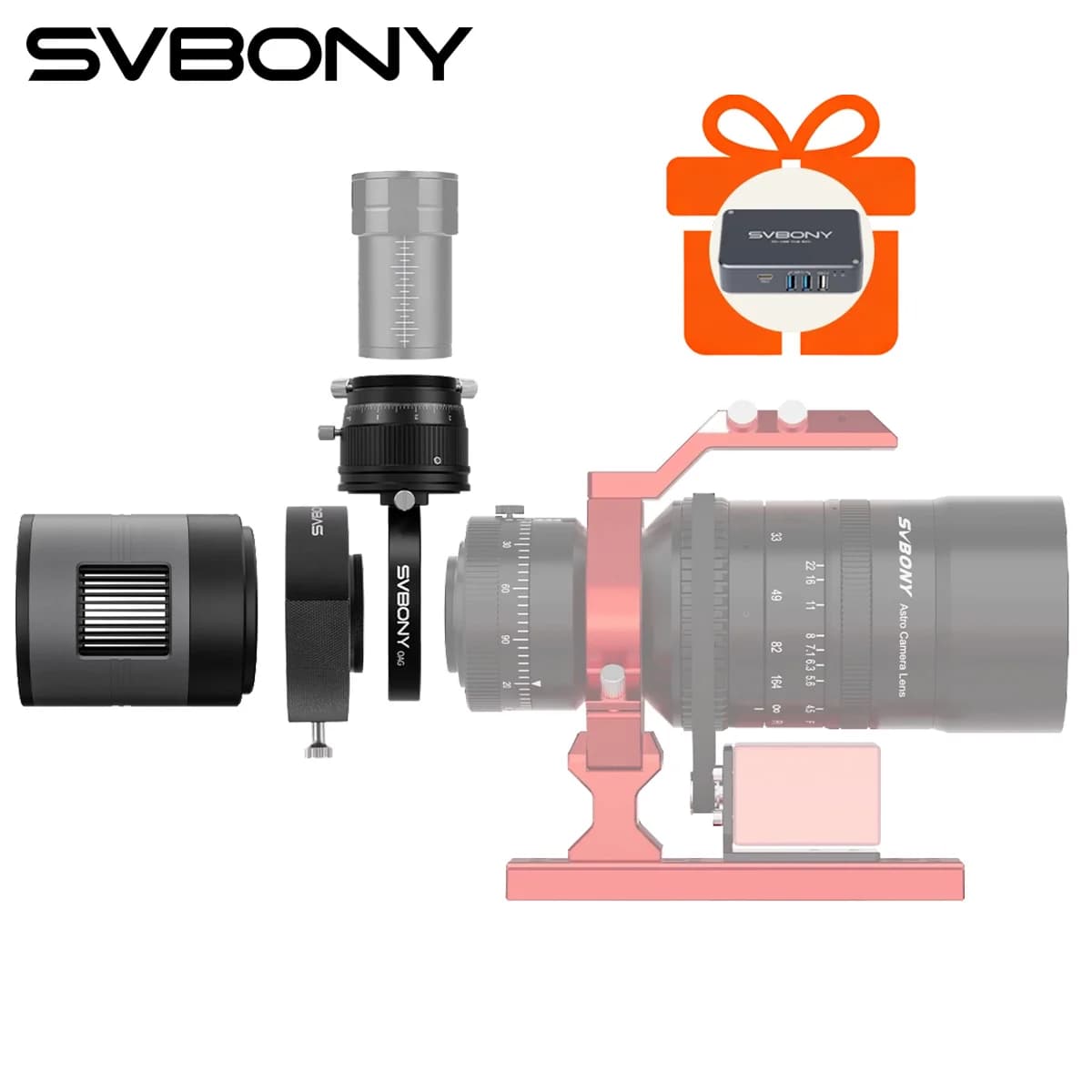 SVBONY SC571CC - Câmera Astronômica Colorida Refrigerada APS-C