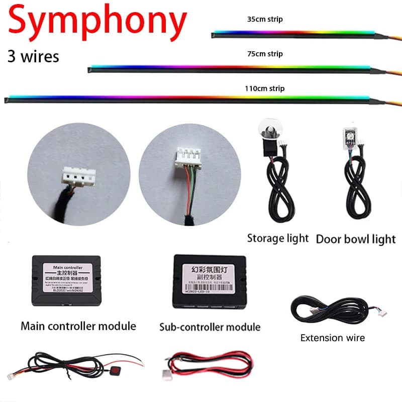 KALADA Symphony Full Colors – Streamer Arco‑íris 3p/3f