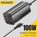 Essager Carregador USB-C 100W GaN Desktop com QC 4.0 — miniatura