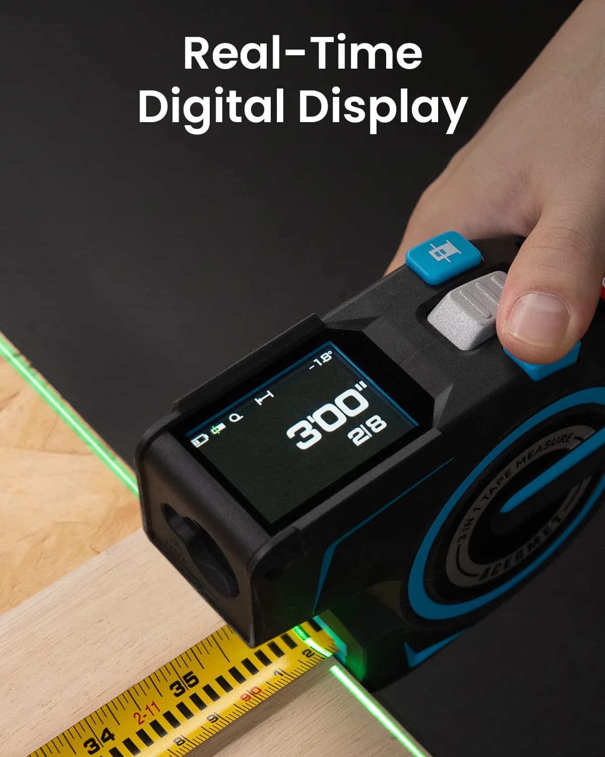 Mileseey Fita Métrica a Laser 100M com APP