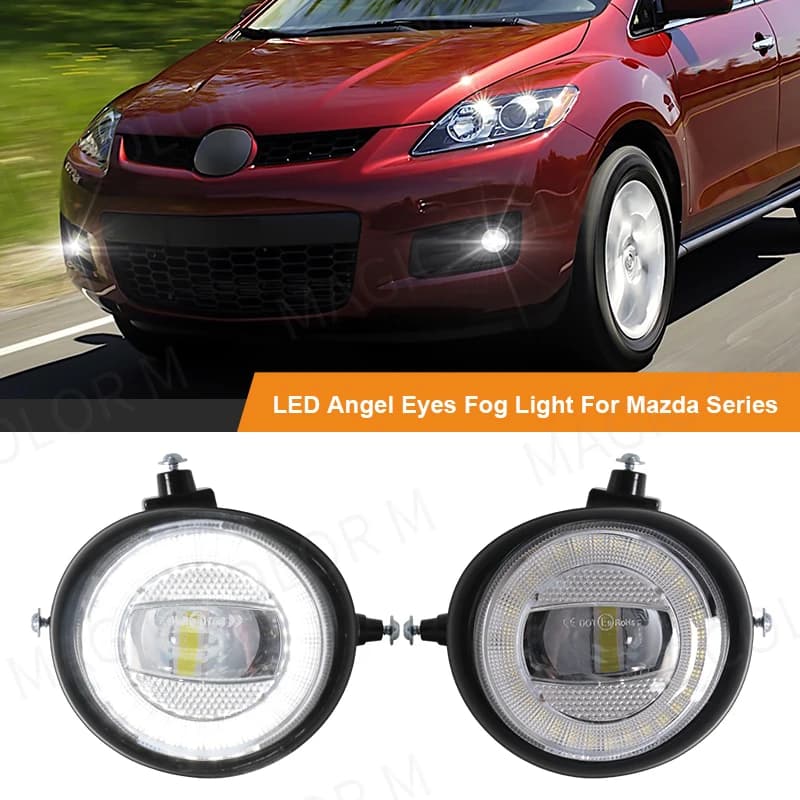 MAGIC COLORM Farol de Neblina LED Angel Eyes Mazda