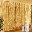 Luzes de Natal LED 8 modos com controle remoto USB – Decoração — miniatura