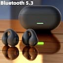 T75 Fone de Condução Óssea Bluetooth 5.3 à Prova d'Água — miniatura