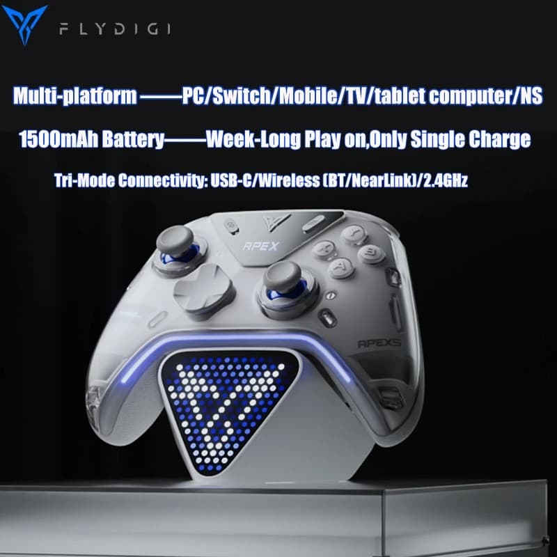 FLYDIGI Apex 5 – Controle Sem Fio 3ms para PC, TV e Celular