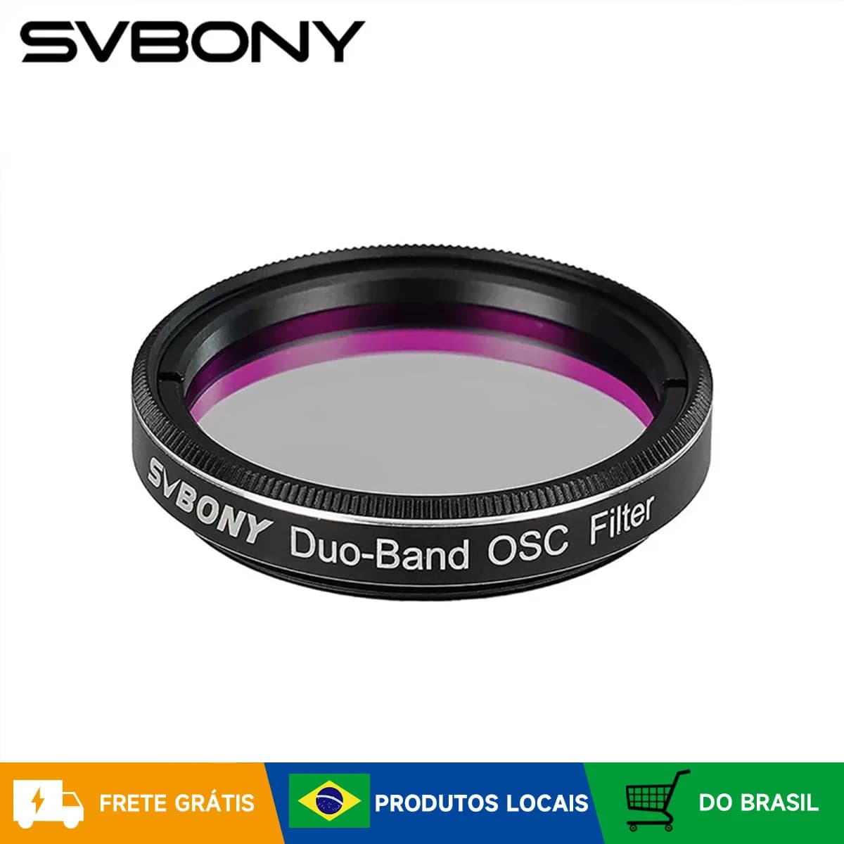 SVBONY Filtro de Telescópio H-Alpha OIII 1,25" 7nm