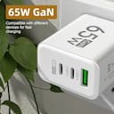 KR Adaptador Multi-Port USB‑PD Tipo‑C - Carregamento Rápido — miniatura