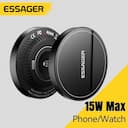Essager Carregador Magnético 15W Sem Fio – Rápido para iPhone, Samsung e Mais — miniatura