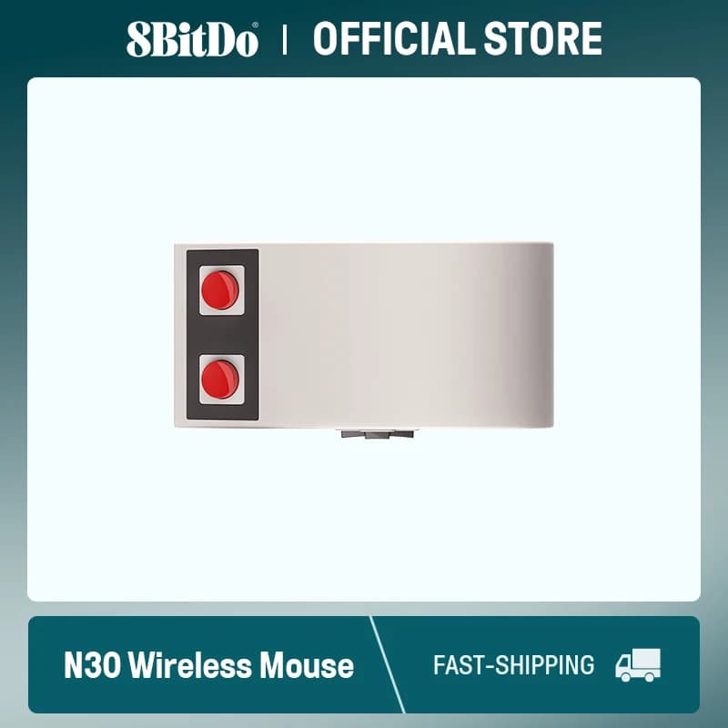 8bitdo Mouse sem fio N30 com D‑pad e painel de toque 3D