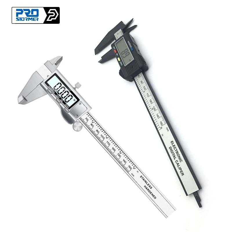 PROSTORMER Paquímetro Digital LCD 150mm Inoxidável
