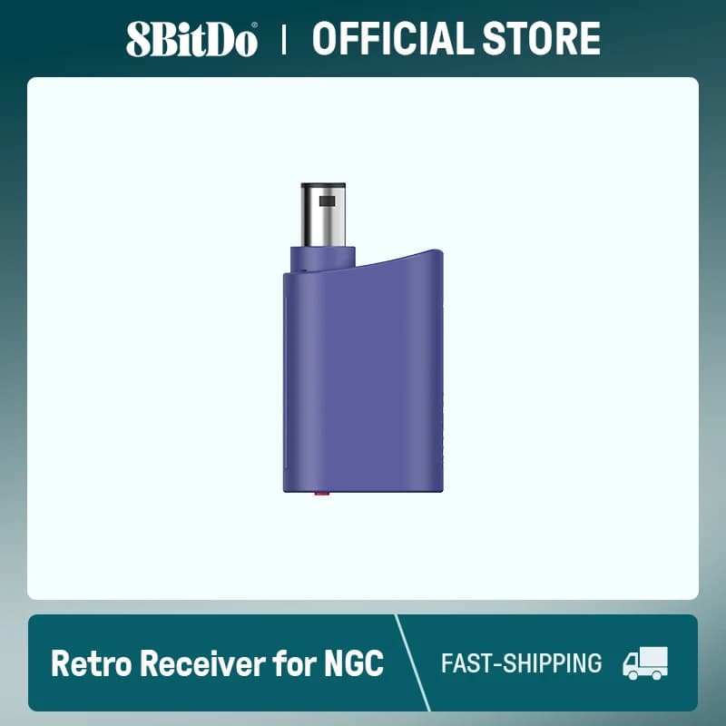 8bitdo Receptor Retro Bluetooth NGC, Wii, PC – Xbox, Switch, PS5