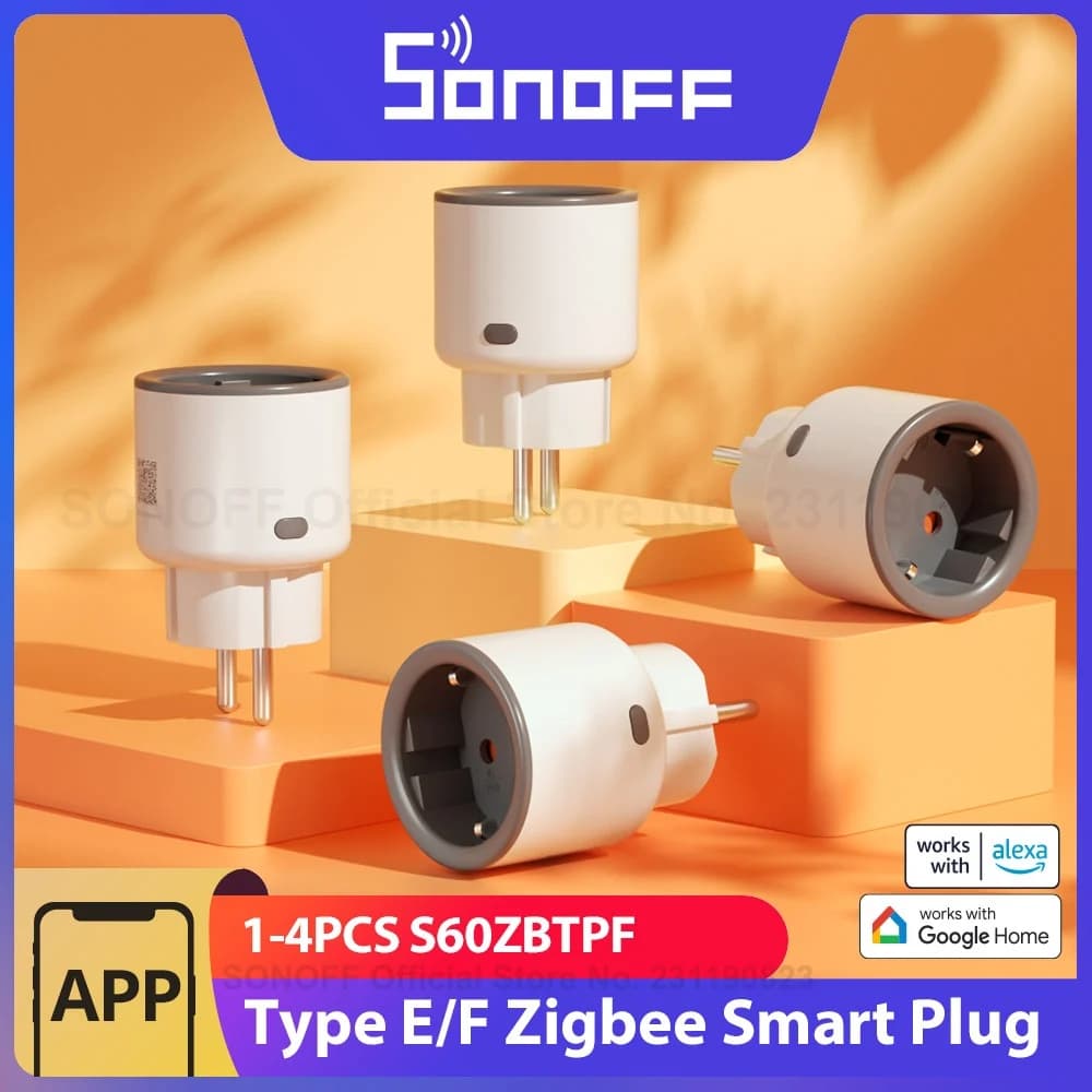 Sonoff S60ZB Tomada Inteligente Zigbee 16A
