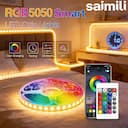 LED Fita de Luz RGB USB 5V – Controle Remoto via App — miniatura