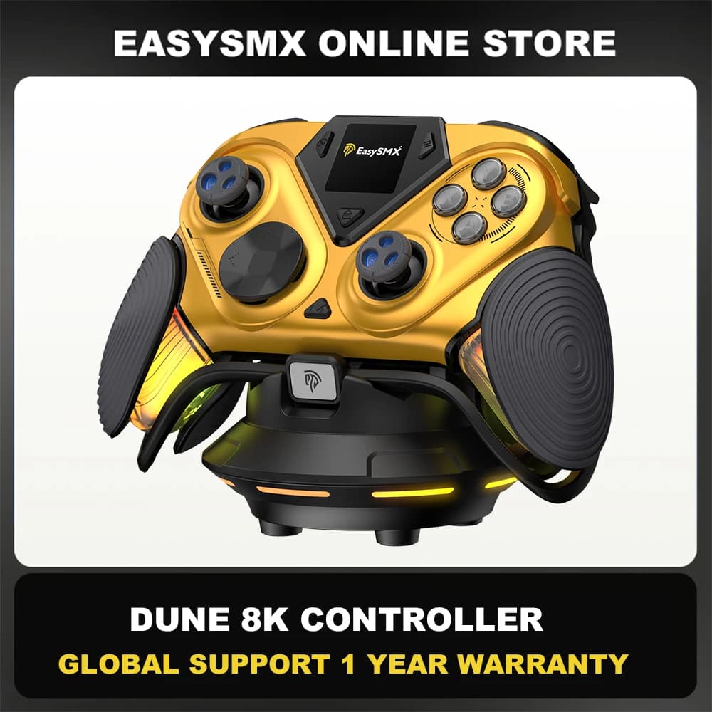 EasySMX Dune 8K Pro – Controle 8K com tela inteligente e anti‑drift