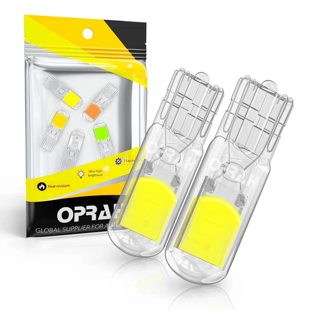 KALADA Lâmpadas LED 2x T10/T15 12V Branco e Âmbar – 6000K