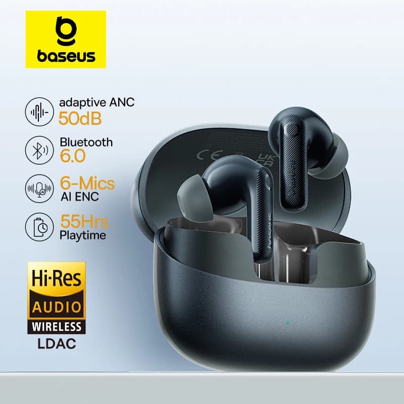 Baseus EP10 Pro ANC – Fones Sem Fio com Cancelamento Adaptativo