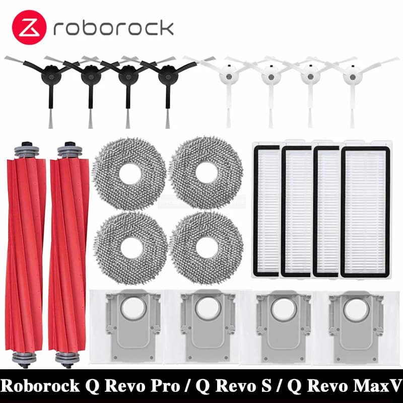 Roborock: Kit Acessórios para Aspirador Robô – Saco, Escova, HEPA
