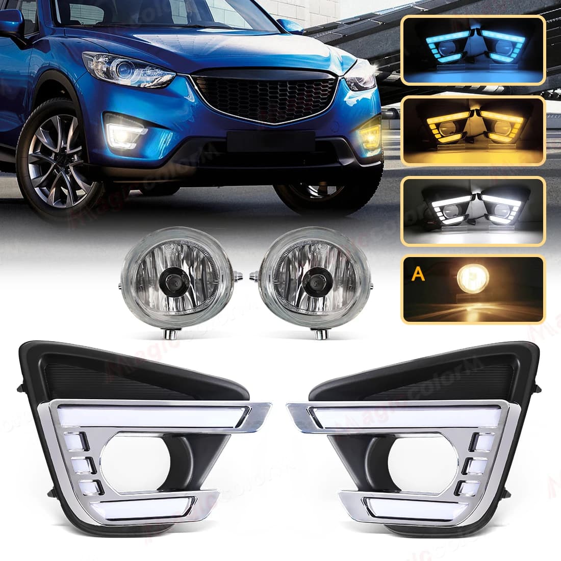 MAGIC COLORM Farol LED DRL Mazda CX-5 2012-2016