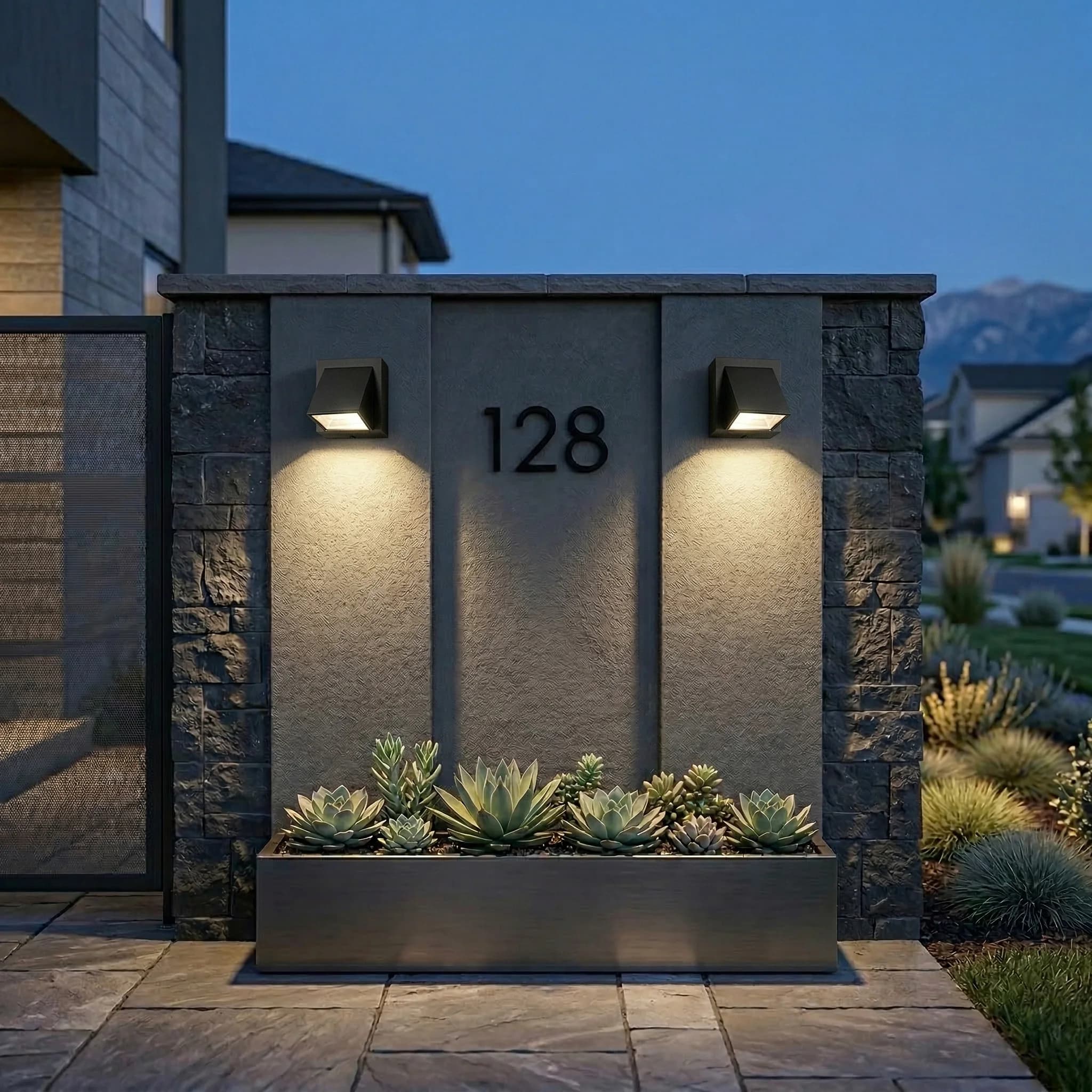 LED Lâmpada de Parede Externa à Prova d'Água IP65 – 110/220V