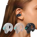 Fone Sem Fio Bluetooth com Clip – Condução Óssea TWS — miniatura