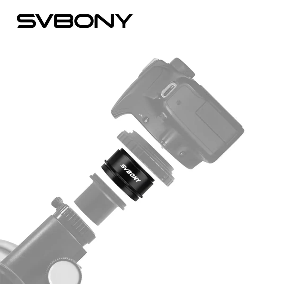 SVBONY Tubo de Extensão Variável M48 para Telescópio