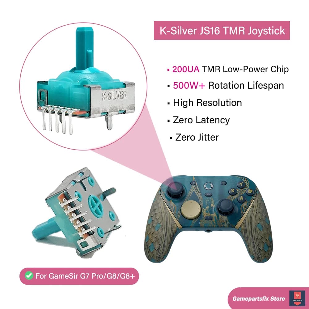 FLYDIGI Joystick TMR JS16 – Kit 2/10 peças para GameSir e Vader