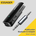 Essager Adaptador Bluetooth 5.3 Transmissor Receptor 3.5mm — miniatura