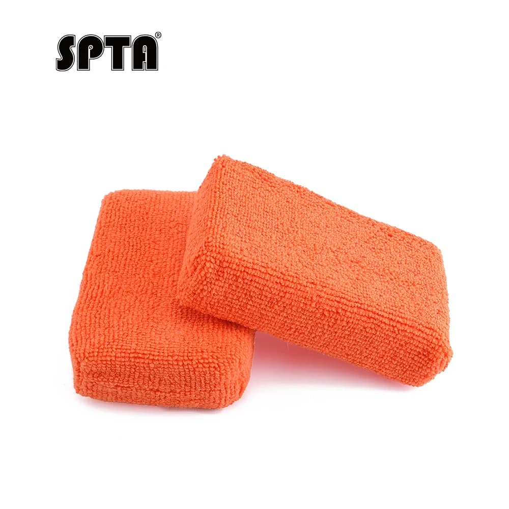 SPTA Aplicador Microfibra 2 Pack - Esponja Lavagem Carro