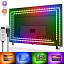 Luzes LED para TV com 3 controles e USB 5V – Backlight Flexível — miniatura