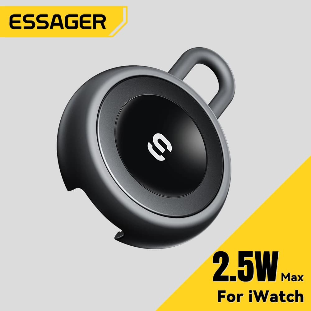 Essager Carregador Sem Fio USB‑C para Apple Watch – Portátil