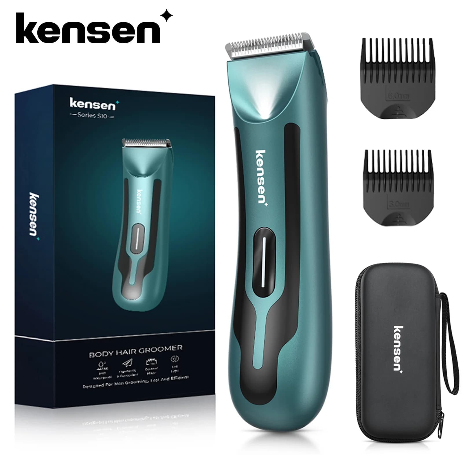 Kensen S10 - Aparador elétrico para corpo, barba e biquíni