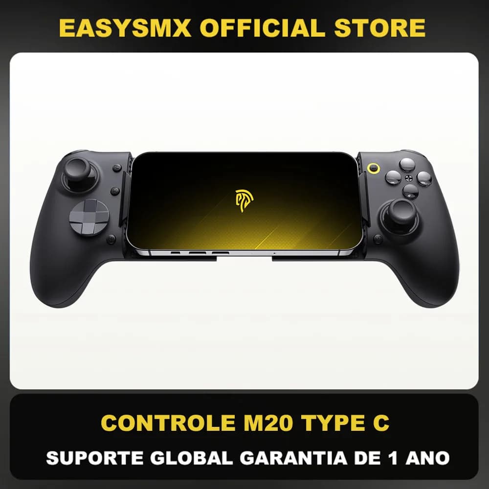 EasySMX Controle Móvel M20 Tipo C para Android e iPhone 15