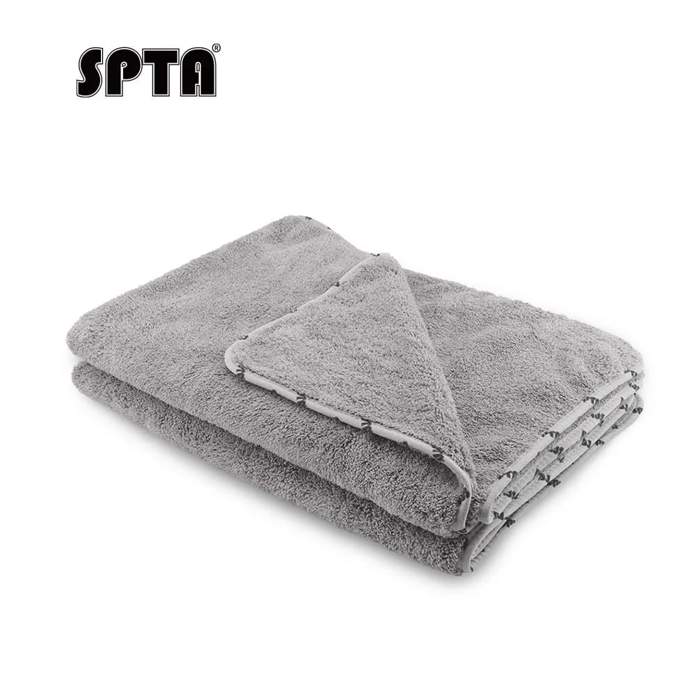 SPTA Toalha de Microfibra 900GSM para Carro - Cinza