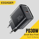 Essager Carregador Mini 30W USB-C PD QC3.0 – Rápido e Compacto — miniatura