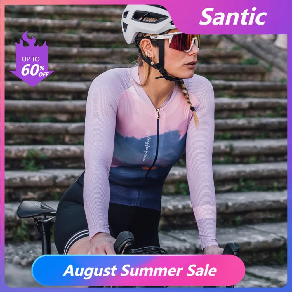 Santic Conjunto Ciclismo Feminino Manga Comprida