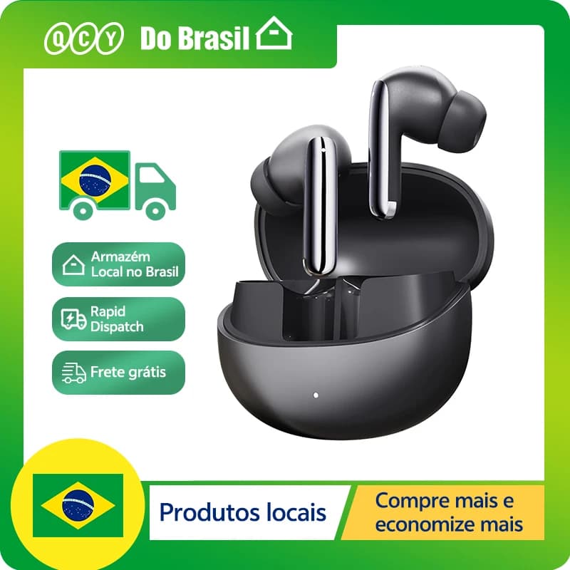 QCY MeloBuds Pro ANC - Fones Bluetooth com Cancelamento de Ruído