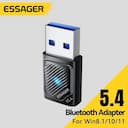 Essager adaptador bluetooth usb bluetooth 5.4 para pc dongle adaptador sem fio mouse keyborad música receptor de áudio transmissor usb — miniatura